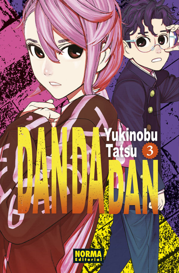 Portada de Dan Da Dan 03 de Yukinobu Tatsu, edición en castellano de Norma Editorial