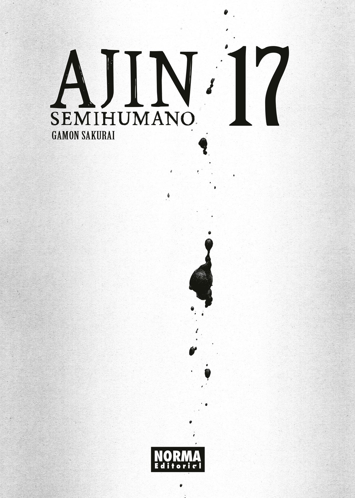 Portada de Ajin tomo 17, Norma Editorial