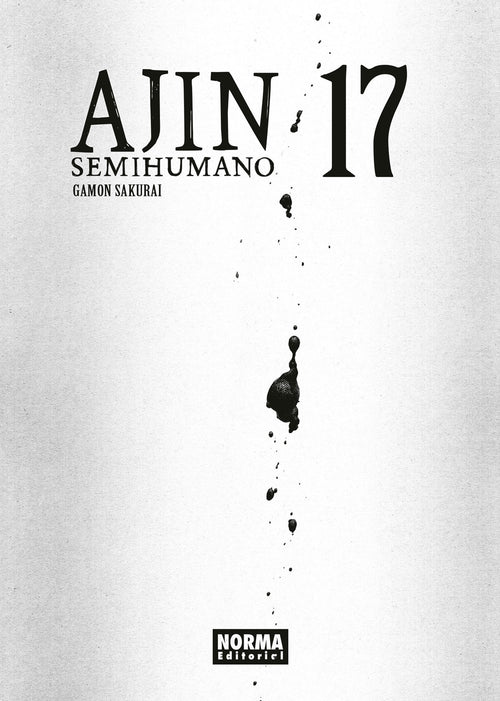 Portada de Ajin tomo 17, Norma Editorial