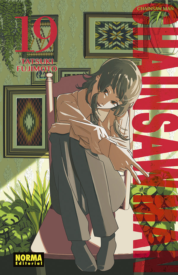Portada de Chainsaw Man 19 de Tatsuki Fujimoto, edición en castellano de Norma Editorial