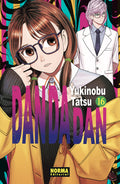 Portada de Dan Da Dan 16 de Yukinobu Tatsu, edición en castellano de Norma Editorial