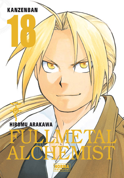 Portada de Fullmetal Alchemist - Kanzenban 18 en castellano