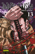 Portada de Jujutsu Kaisen 13 de Gege Akutami, edición en castellano de Norma Editorial