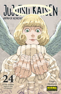 Portada de Jujutsu Kaisen 24 de Gege Akutami, edición en castellano de Norma Editorial