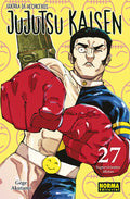 Portada de Jujutsu Kaisen 27 de Gege Akutami, edición en castellano de Norma Editorial