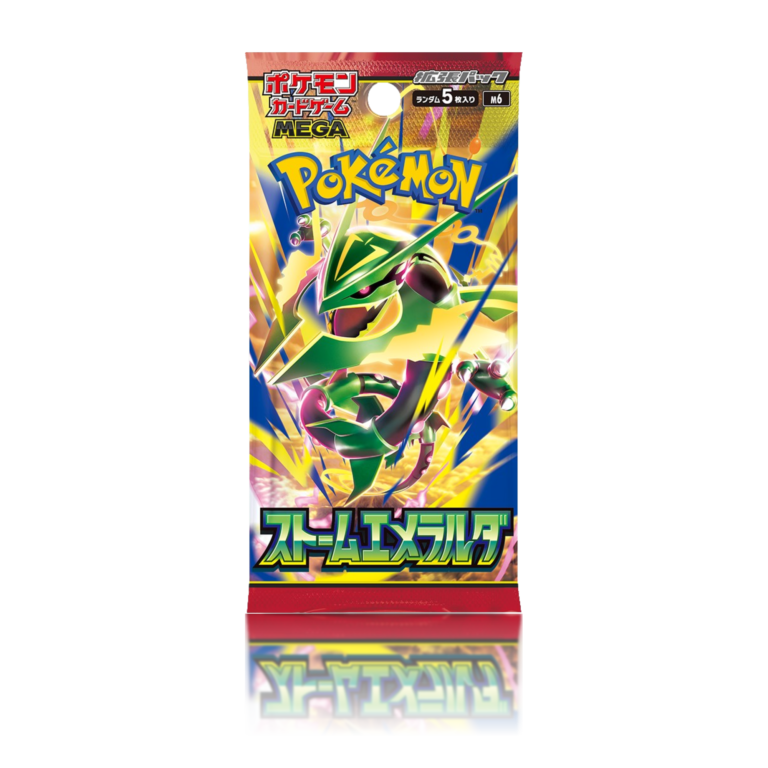 Pokémon TCG Storm Emerald sobre individual japonés