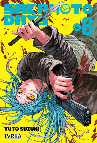 Portada de Sakamoto Days 08 — Editorial Ivrea